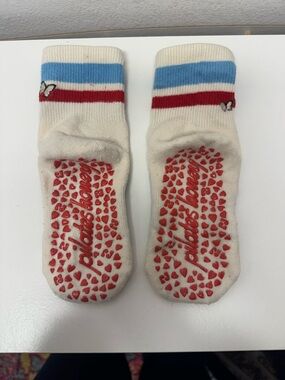 Pilates Honey socks S/M, butterfly gripper socks.